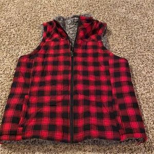 Reversible Buffalo Plaid Vest